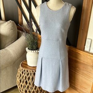 Ann Taylor Fit & Flare Dress – Light Blue – Size 4 office business
